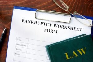 Bankruptcy Worksheet Form